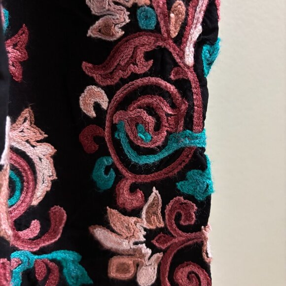 Floreat Anthropologie Women Avery Dress Size XS Embroidered Oversized Tunic Boho - Picture 6 of 16